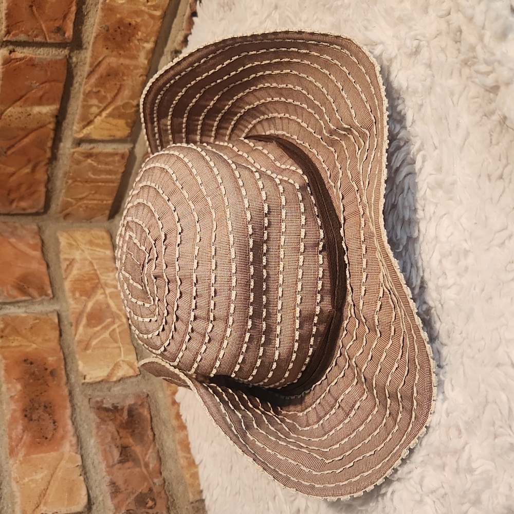 Scala Collezioni Wide Brim Hat. Adjustable Tie En… - image 7